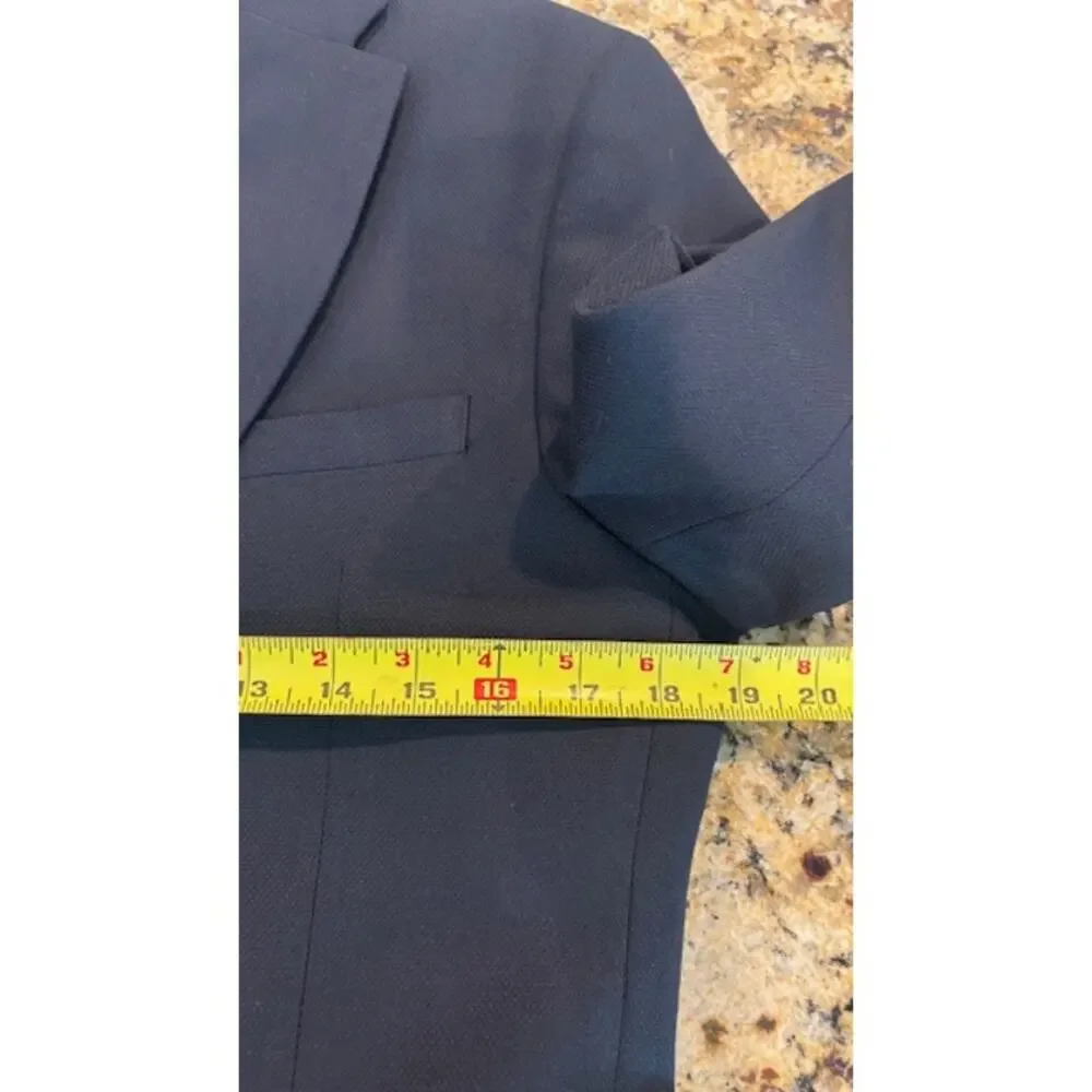 Topman Men’s Skinny Fit Navy Blue Solid Two Button Sport Coat Blazer 36R NEW